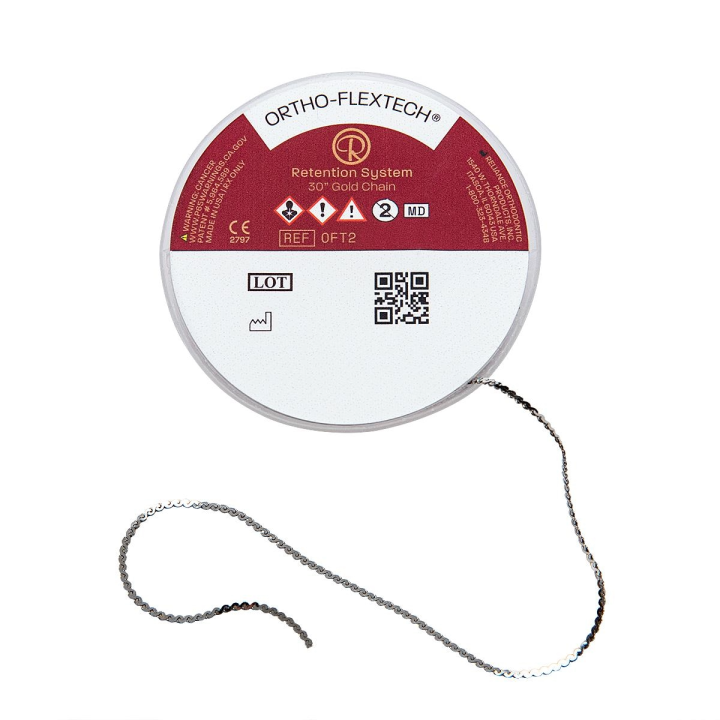 ORTHO FLEXTECH ZŁOTY RETAINER NA SZPULI